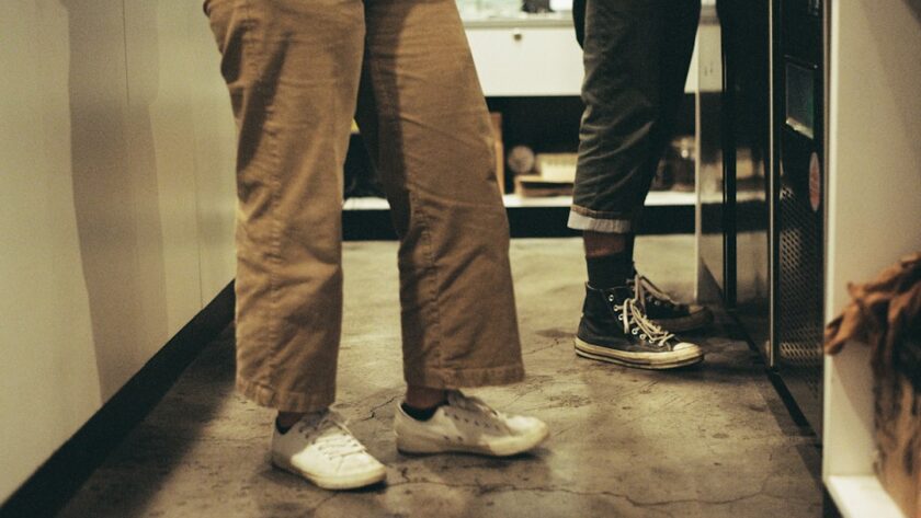 Photo high waist pants