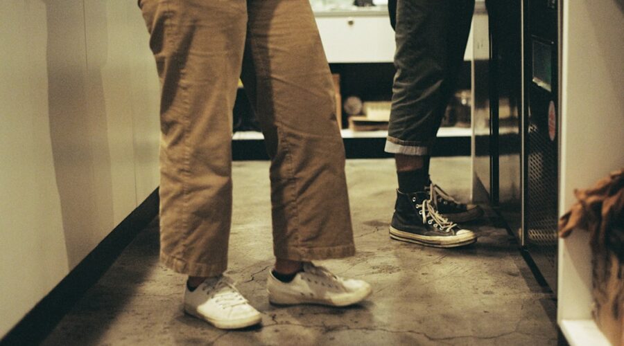 Photo high waist pants