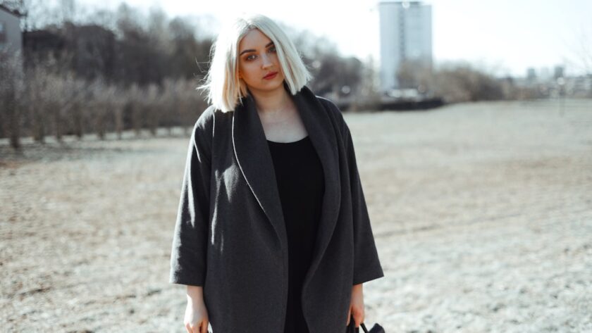 Photo oversize coat