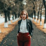 Photo leather pants