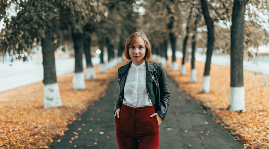 Photo leather pants